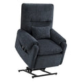 Fauteuil inclinable releveur électrique à positions infinies, chauffant et massant en chenille, pour personnes âgées