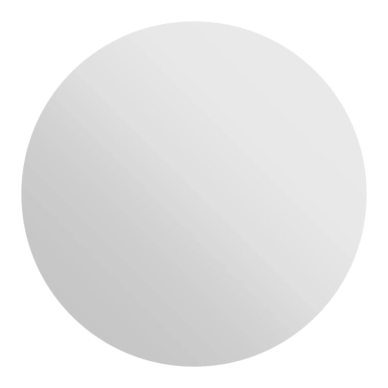 Table de salle à manger ronde brillante à pied conique noir et blanc